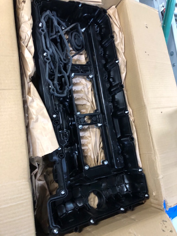 Photo 1 of MITZONE N55 Engine Valve Cover with Gasket Bolts Kit & Oil Cap For BMW 2010-2017 335i 535i 2011-2019 X5 X3 X6 2013-2015 740i 740Li 3.0L Part# 11127570292