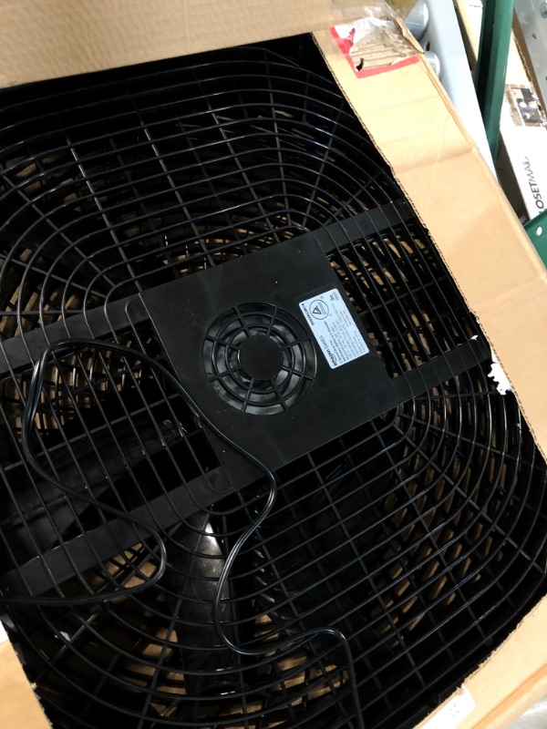 Photo 5 of Amazon Basics 3 Speed Box Fan, 20-Inch 20-inch Box Fan