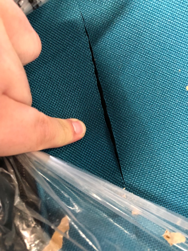 Photo 1 of **USED** LOWER FRONT POCKET HAS A CUT** U.S. Traveler Rio Rugged Fabric Expandable Carry-on Luggage Set 4 Wheel Teal