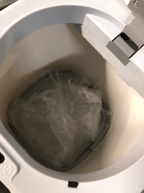 Photo 1 of JUDRDO Motion Sensor Trash Can | Bathroom Garbage Can with Smart Lid | No Touch Kitchen Trashcan, 4.5 Gallon Large Capacity Touchless Dustbin for Bedroom, Office, RV, Living Room Grey L