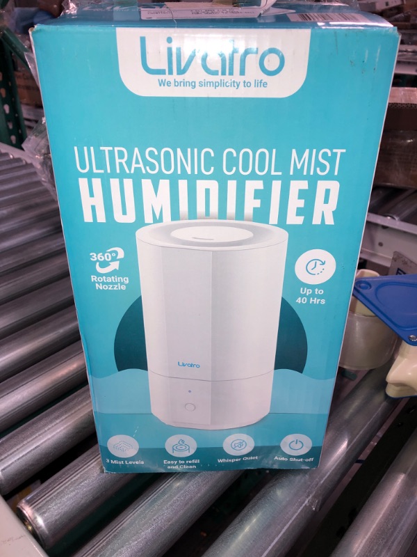 Photo 2 of  4L Top Fill Humidifiers for Bedroom Large Room Nursery, Cool Mist Humidifier 