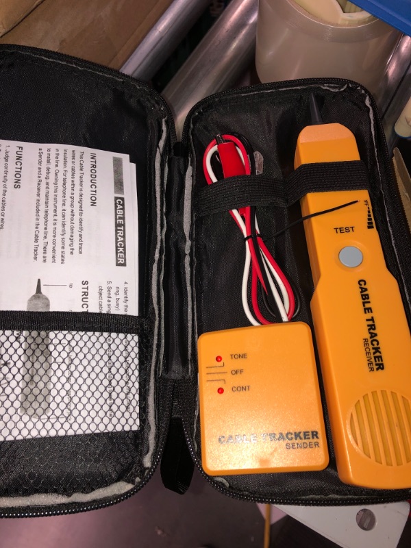 Photo 2 of Klein Tools VDV500-820 Cable Tracer with Probe Tone Pro Kit 