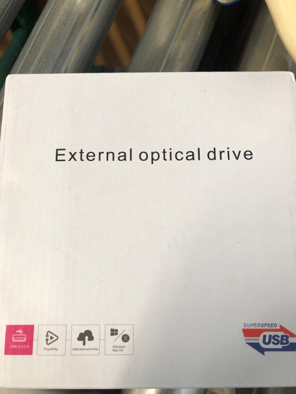 Photo 2 of External Blu-ray Burner Compatible with DVD CD ?4 x 4 x 0.39 inches