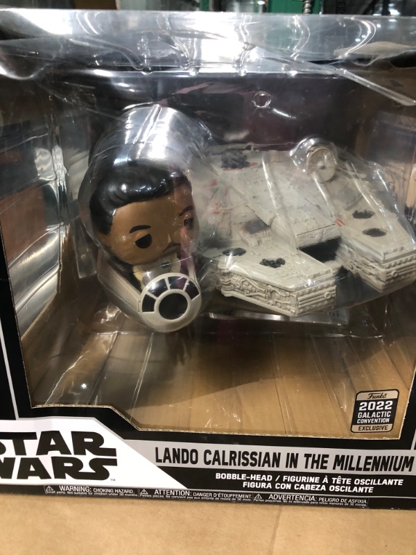 Photo 2 of Funko Pop! Ride Super Deluxe: Star Wars - Lando Calrissian in The Millenium Falcon  Multicolor