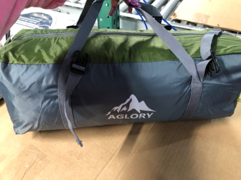 Photo 2 of AGLORY Camping Tent with Rainfly, 2/4 Person Dome Tent