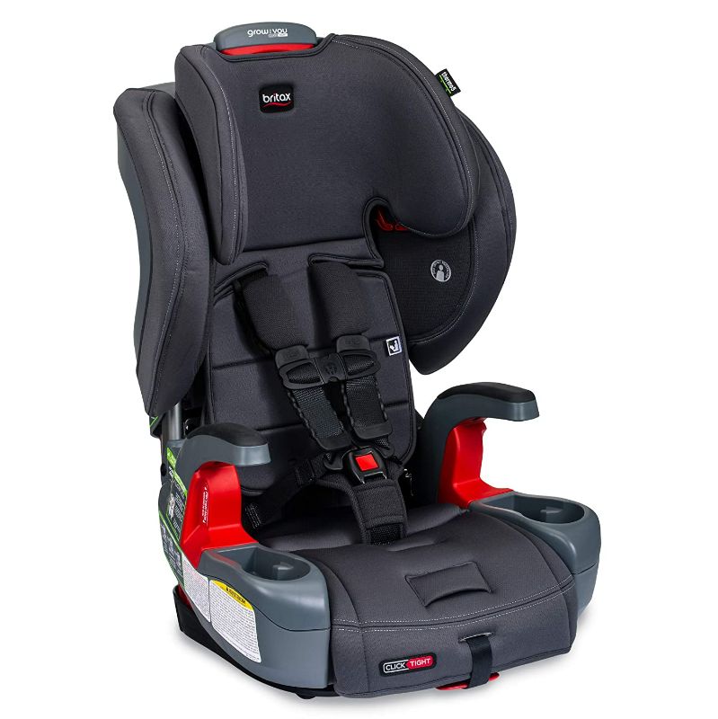 Photo 1 of Britax Grow with You ClickTight Harness-2-Booster Car Seat, Cool N Dry - Cool Flow Moisture Wicking Fabric ClickTight Cool n Dry