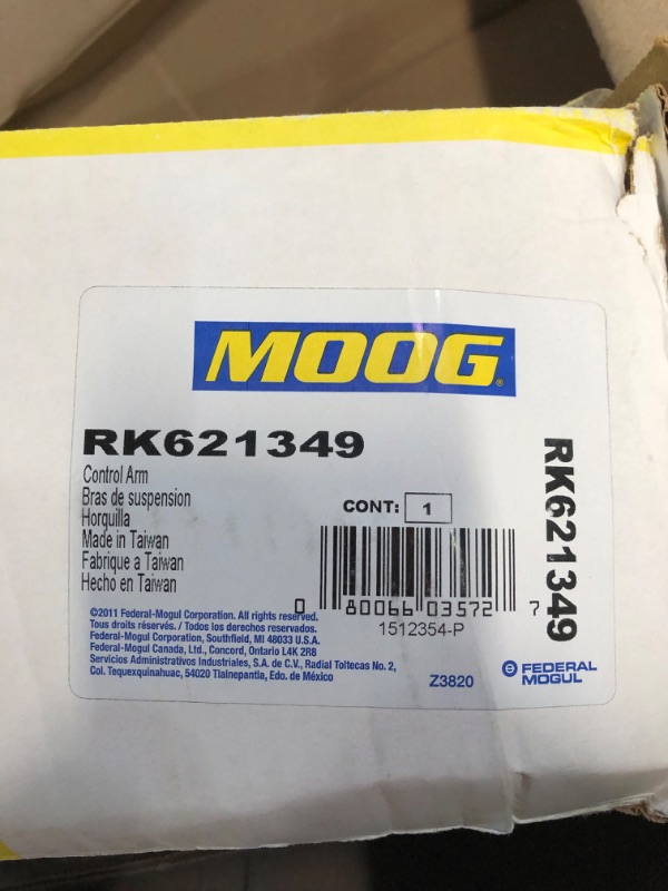 Photo 3 of MOOG RK621349 Control Arm and Ball Joint Assembly