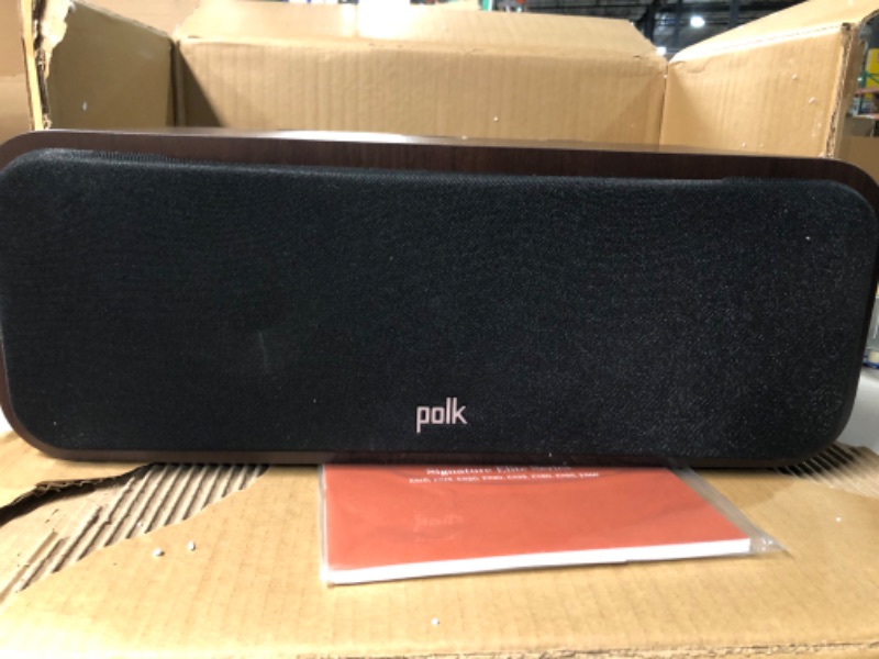 Photo 2 of SEE NOTES/ Polk Signature Elite ES30 Center Channel Speaker - Hi-Res Audio 