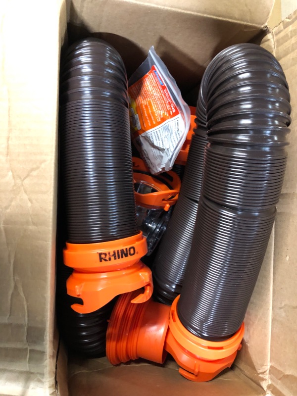 Photo 2 of Camco 20' (39742) RhinoFLEX 20-Foot RV Sewer Hose Kit,