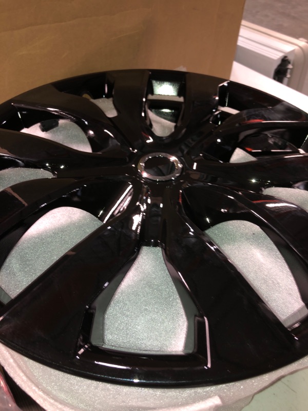 Photo 2 of  Hubcaps Best for Nissan Rogue - (Set of 4) Wheel Covers 15in Hub Caps Ice Black 