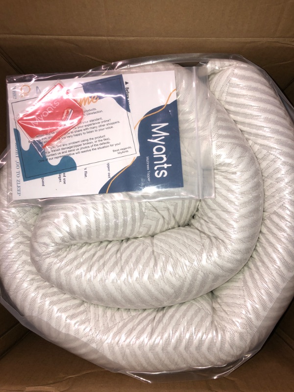 Photo 1 of 4 Inch Gel Memory Foam Mattress Topper Full, Soft Bed Topper