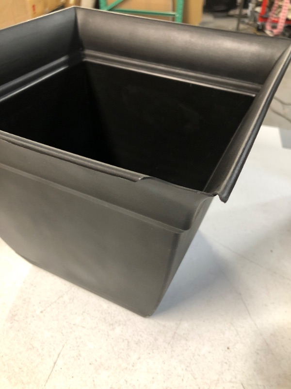 Photo 3 of 12 inch Eclipse Plastic Square Planter - Indoor or Outdoor 