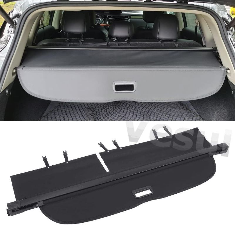 Photo 1 of  Retractable Rear Trunk Security Cover Shielding Shade Black No Gap