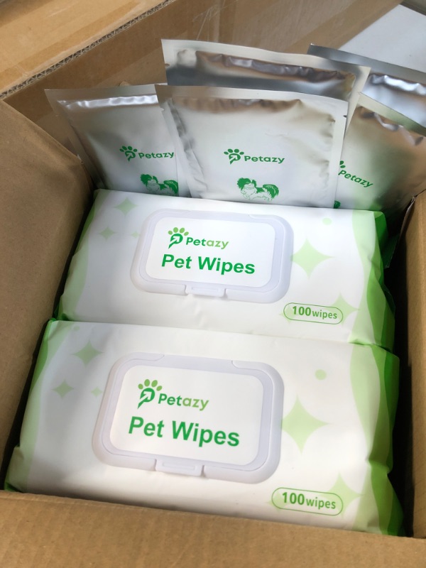 Photo 2 of  Dog Wipes for Paws and Butt Ears Eyes | Organic Pet Wipes for Dogs