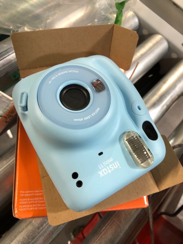 Photo 3 of Fujifilm Instax Mini 11 Blue Holiday Bundle 2022 Sky Blue Gift Bundle 2022