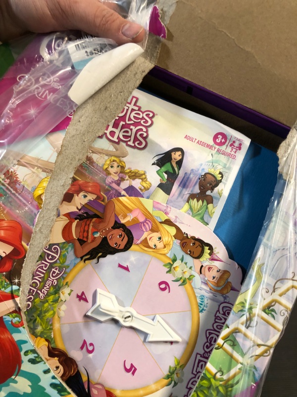 Photo 2 of Chutes and Ladders: Disney Princess Edition Board Game for Kids Ages 3 and Up, Preschool Game for 2-4 Players (Amazon Exclusive)