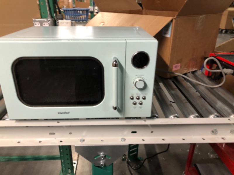 Photo 5 of **parts only** COMFEE' CM-M091AGN Retro Microwave with Multi-stage Cooking,