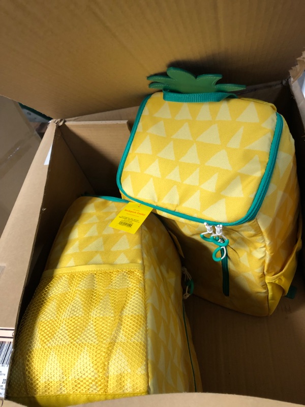 Photo 2 of 2 packSun Squad 20 Can Backpack with Insulated Liner Cooler Pineapple