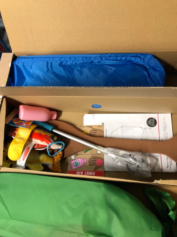Photo 1 of Melissa & Doug Let's Explore Park Ranger Cabin and Boat