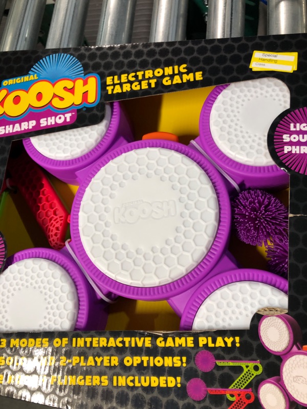 Photo 2 of Koosh Sharp Shot -- Interactive Target -- 3 Games to Play -- Play with Friends or Against Target's AI -- for Ages 6+