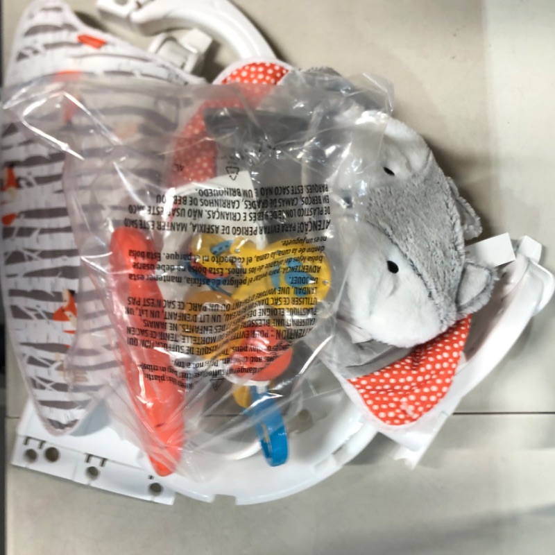 Photo 1 of Fisher-Price Premium Sit-Me-Up Floor Seat with Toy Tray - Peek-a-Boo Fox Portable Baby Chair with Snack Tray and Toys