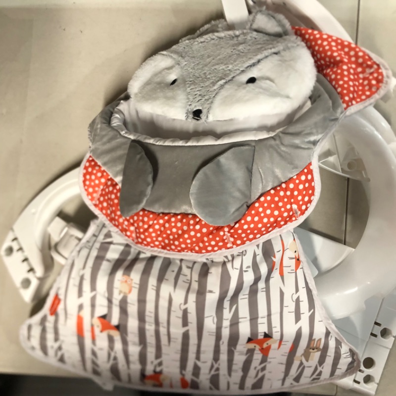 Photo 1 of Fisher-Price Premium Sit-Me-Up Floor Seat with Toy Tray - Peek-a-Boo Fox Portable Baby Chair with Snack Tray and Toys