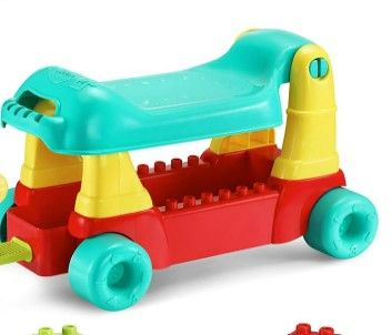 Photo 1 of CABOOSE ONLY Sit-to-Stand Ultimate Alphabet Train Caboose, Orange