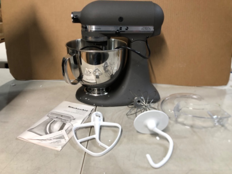 Photo 4 of KitchenAid Artisan Series 5-Qt. Stand Mixer with Pouring Shield - Imperial Grey Imperial Gray