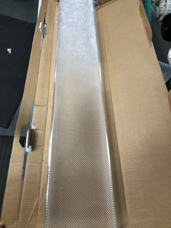 Photo 1 of *NEW* SEE COMMENTS!! Lithonia Lighting DSB48 48 in. Square Basket Two Bulb Replacement Wraparound Lens, 4', Transparent