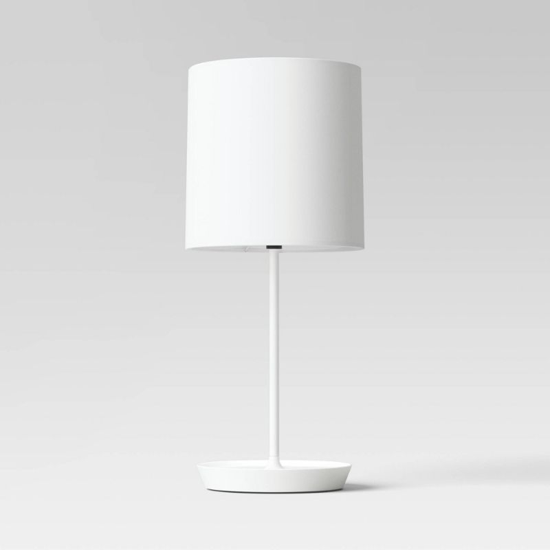 Photo 2 of ***SEE NOTES*** Stick Table Lamp - Room Essentials™, WHite