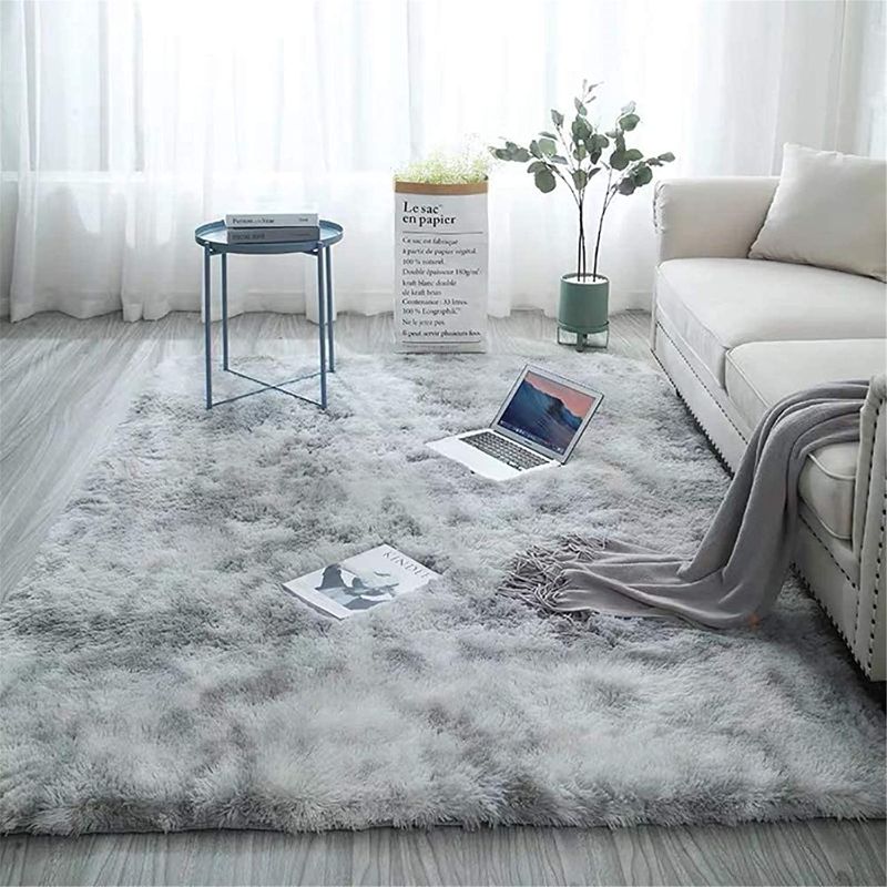 Photo 1 of AMZTAN Shag Area Rug Grey 1.64 x 5.24 Ft