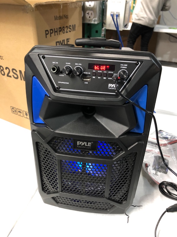 Photo 2 of Portable Bluetooth PA Speaker - 400W Outdoor Bluetooth Speaker Portable PA System w/Microphone in