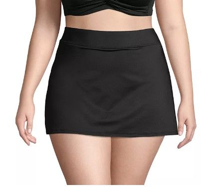 Photo 1 of Plus Size Lands' End UPF 50 Tummy Slimmer Swim Skirt