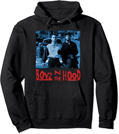 Photo 1 of Boyz n the Hood Red and Blue Pullover Hoodie