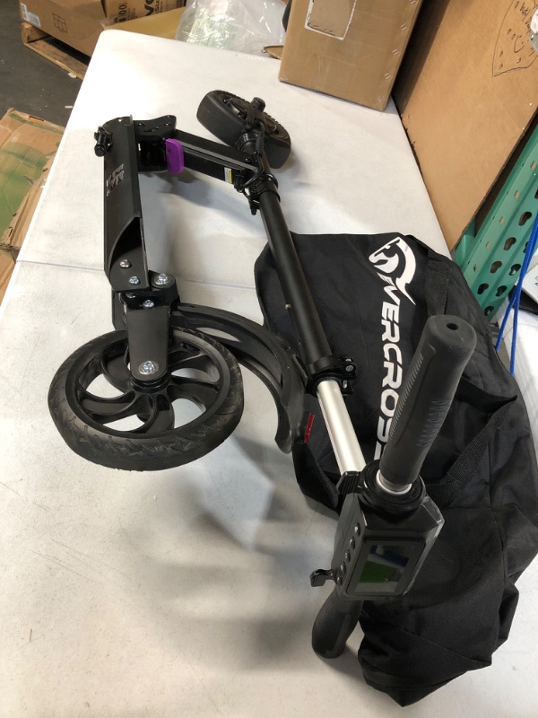 Photo 2 of **UNABLE TO TEST** EVERCROSS EV08E Electric Scooter, Electric Scooter for Adults with 8" Solid Tires & 350W Motor, Up to 19 Mph & 20 Miles Long-Range, 3 Speed Modes, Folding Electric Scooters for Adults Teenagers