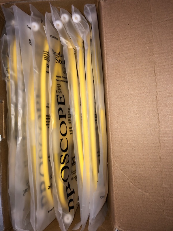 Photo 3 of ADC Proscope 665 Ultra Lightweight Adult Disposable Single Use Stethoscope, 32" Length, Yellow (Pack of 10) Yellow Pack of 10