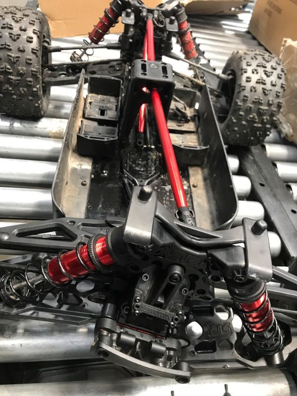 Photo 3 of *FOR PARTS* *SEE INFO* ARRMA RC Truck 1/5 KRATON 4X4 8S BLX Brushless Speed Monster Truck RTR (Ready-to-Run), Green, ARA110002T1