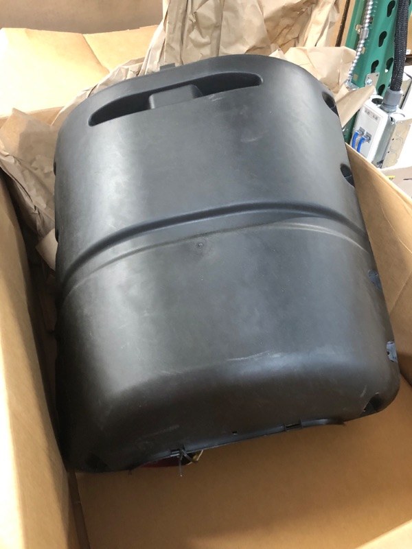 Photo 2 of Camco Mfg 40565 LP Tank Cover 20# SGL Black (Fits 20lb, Single Tank)