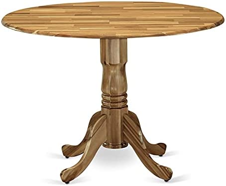 Photo 1 of *notes!* East West Furniture dublin acacia wood table pedestal 