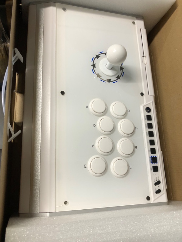 Photo 3 of Qanba Q3-PS4-01E Q3 Obsidian Arcade Pearl Joystick