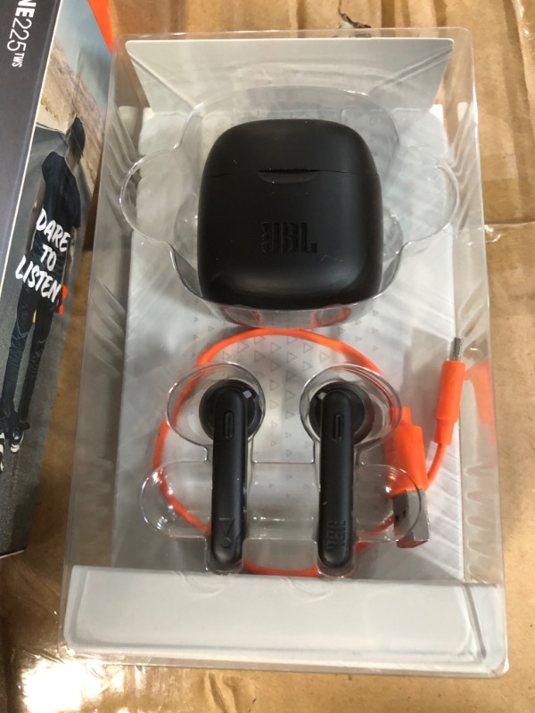 Photo 2 of JBL Tune 225TWS True Wireless Earbud Headphones (Black)