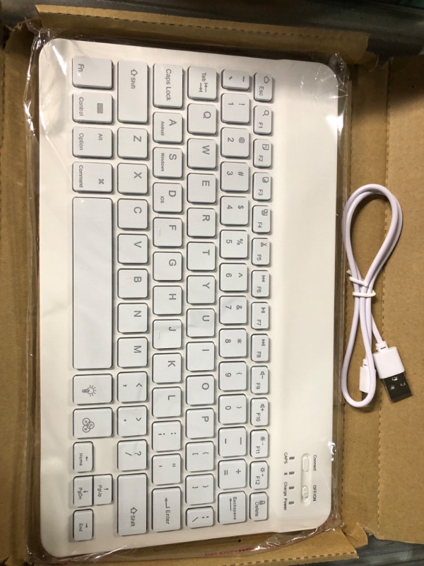 Photo 1 of *NEW* SEE COMMENTS!! Ultra-Slim Bluetooth Keyboard Portable Mini Wireless Keyboard Rechargeable