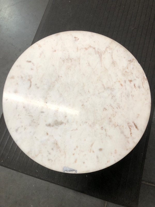 Photo 2 of *NEW* SEE COMMENTS!! Marble Top Round Table Gold - Project 62