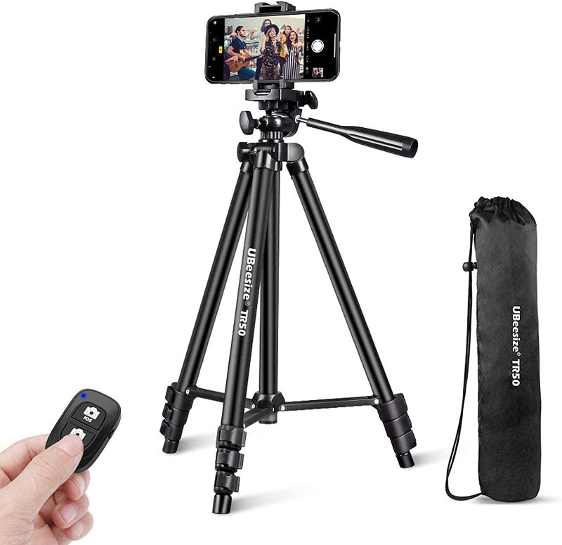 Photo 1 of *NEW* SEE COMMENTS!! Camera Mount Phone Tripod Stand: 42-Inch 106cm Lightweight Travel Tripod