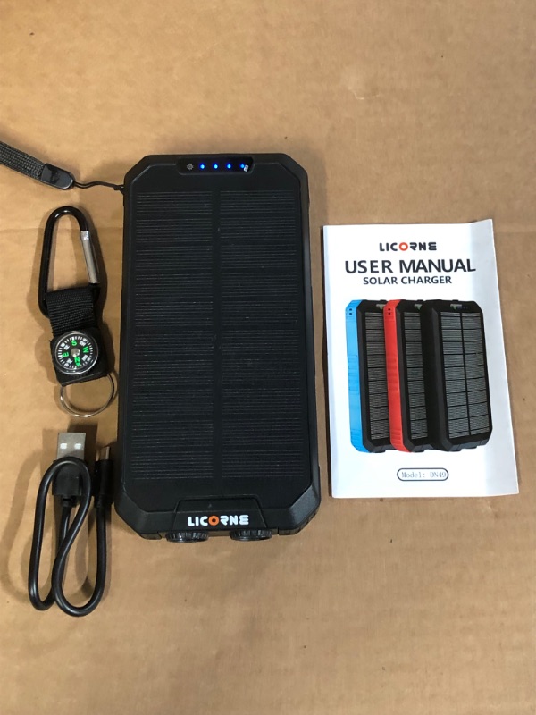 Photo 2 of *USED BUT LIKE NEW* SEE COMMENTS!! Solar Charger 30000mAH Portable Power Bank External Backup Battery