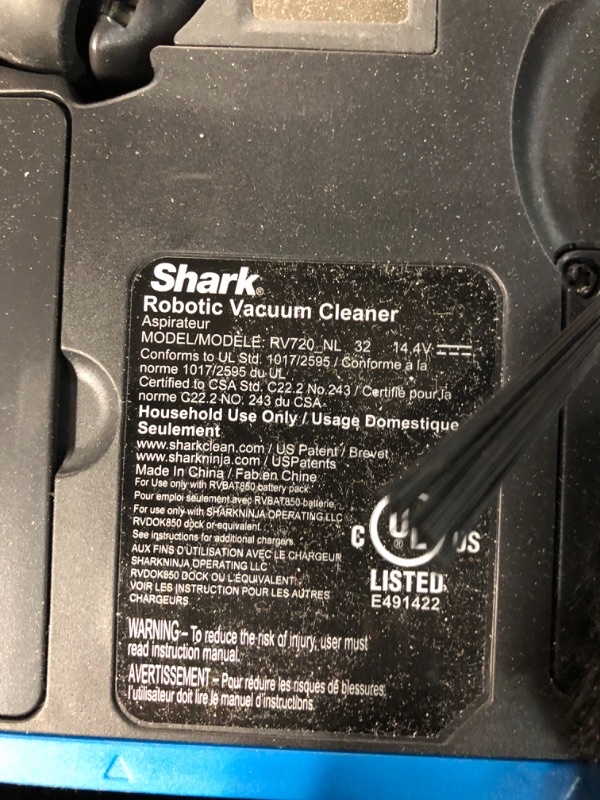 Photo 1 of *notes!* Shark Roomba Vacuum RV720_NL