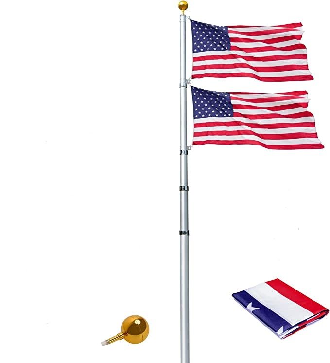 Photo 1 of *PARTS ONLY*
Telescoping flag pole w/ flag