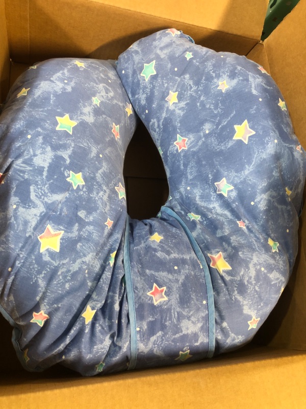 Photo 2 of (Similar to stok photo) Boppy  Feeding and Support Pillow - Blue Stars