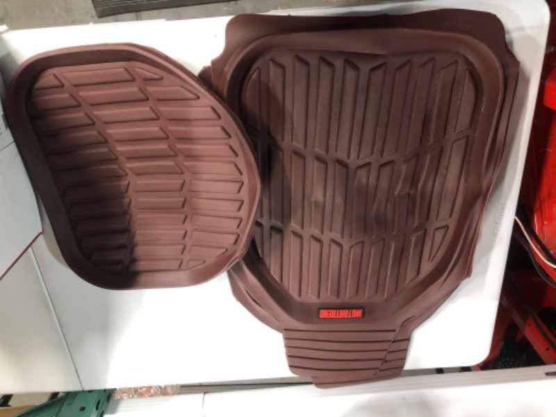 Photo 2 of Motor Trend Burgundy FlexTough Contour Liners Rubber Floor Mats 