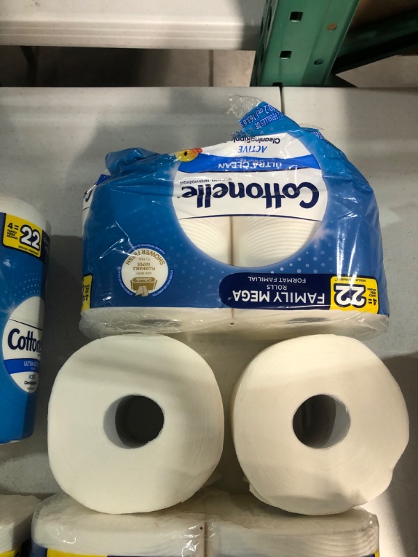 Photo 2 of -SEE NOTES-Cottonelle Ultra Clean Toilet Paper with Active CleaningRipples Texture, Strong Bath Tissue